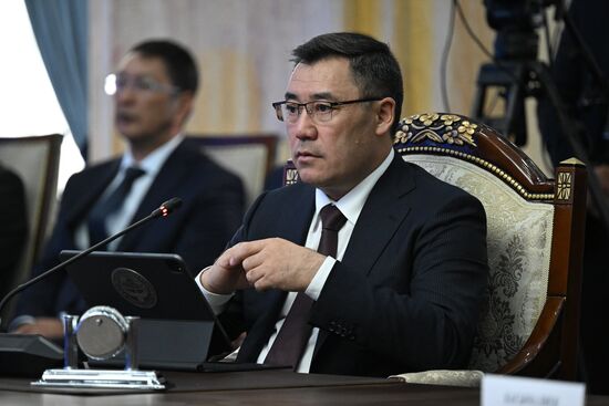 Визит президента РФ В. Путина в Киргизию