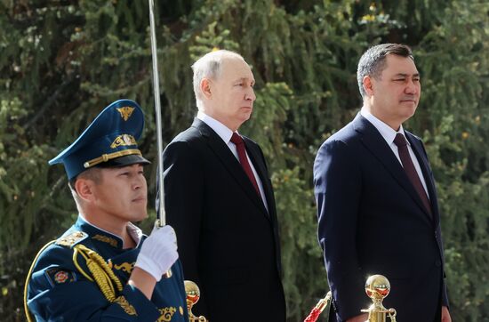 Визит президента РФ В. Путина в Киргизию