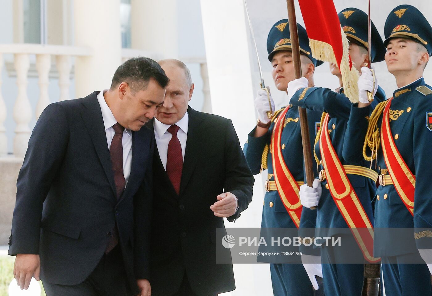 Визит президента РФ В. Путина в Киргизию