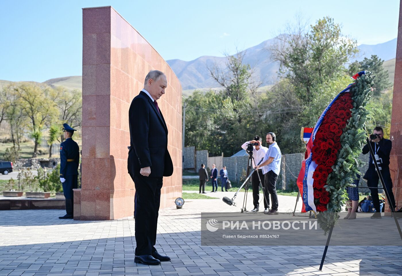 Визит президента РФ В. Путина в Киргизию