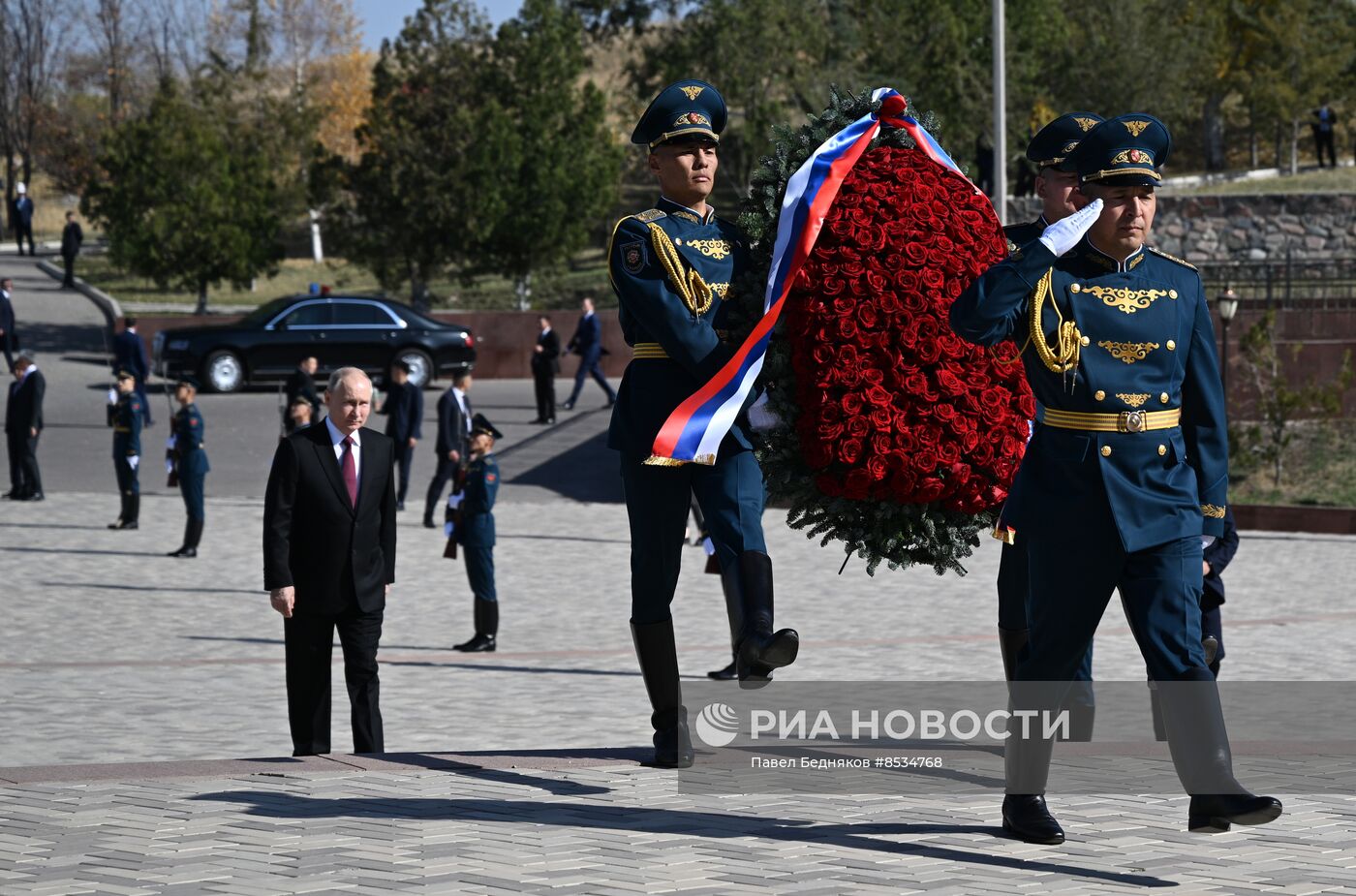 Визит президента РФ В. Путина в Киргизию