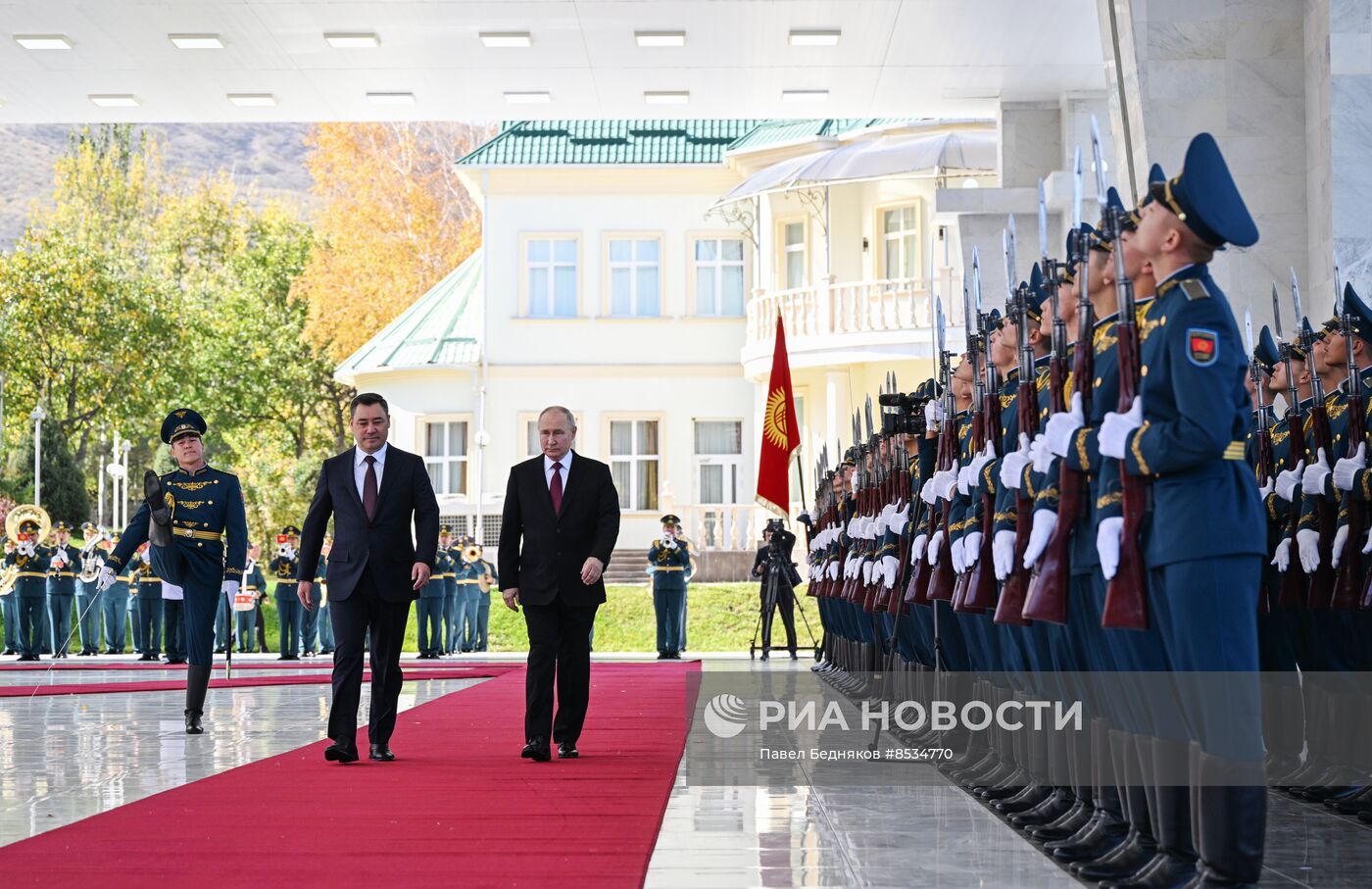 Визит президента РФ В. Путина в Киргизию