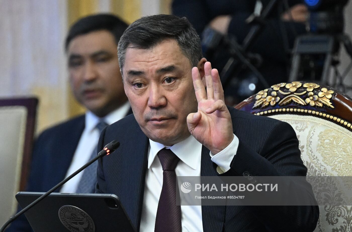 Визит президента РФ В. Путина в Киргизию