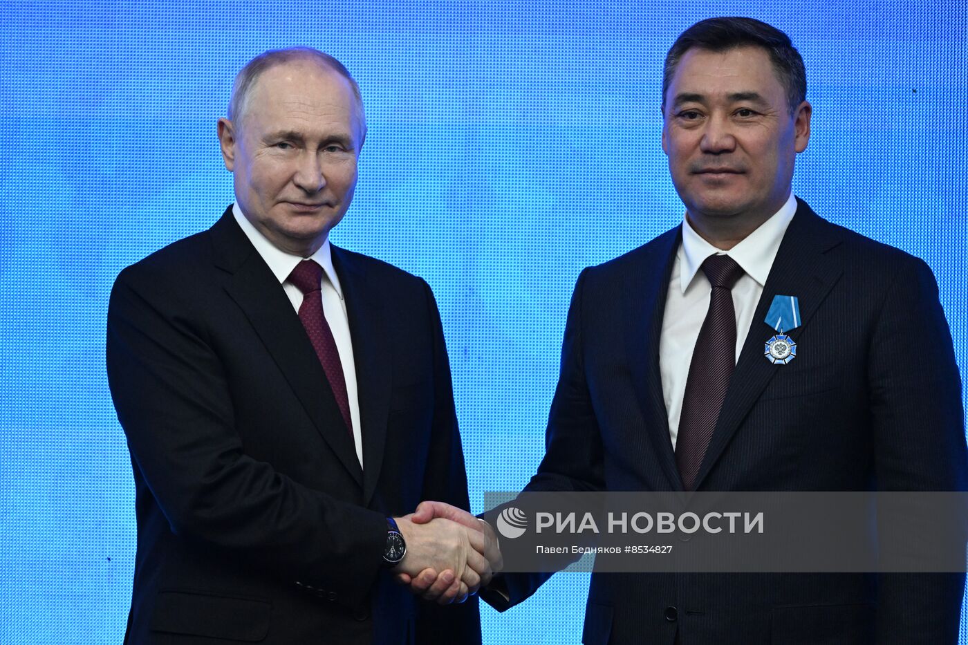 Визит президента РФ В. Путина в Киргизию