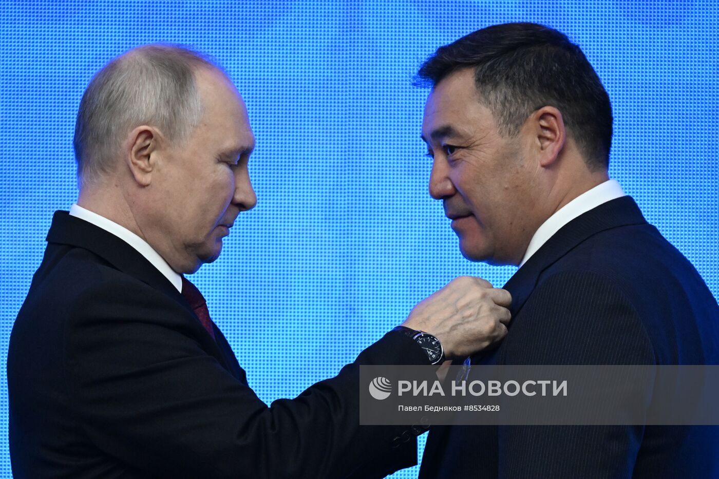 Визит президента РФ В. Путина в Киргизию