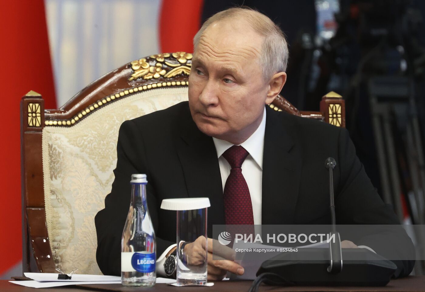 Визит президента РФ В. Путина в Киргизию