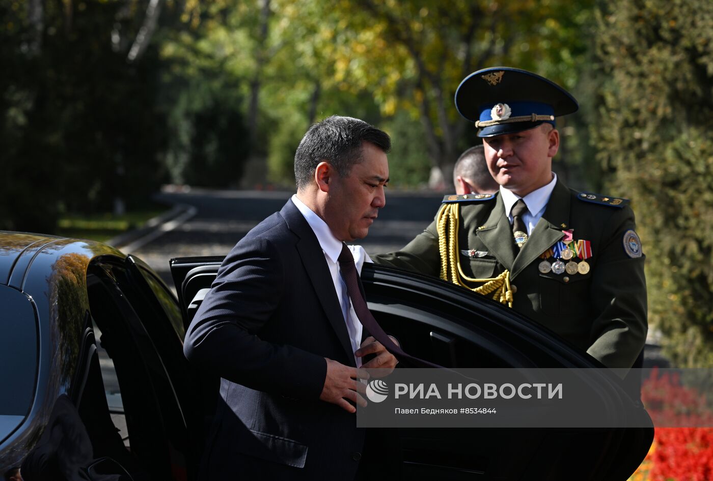 Визит президента РФ В. Путина в Киргизию