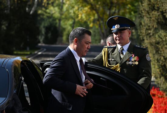 Визит президента РФ В. Путина в Киргизию