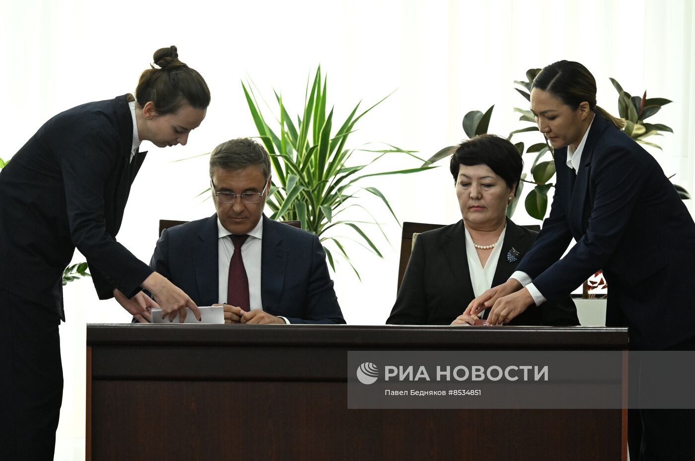 Визит президента РФ В. Путина в Киргизию