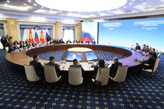 Визит президента РФ В. Путина в Киргизию