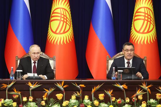Визит президента РФ В. Путина в Киргизию