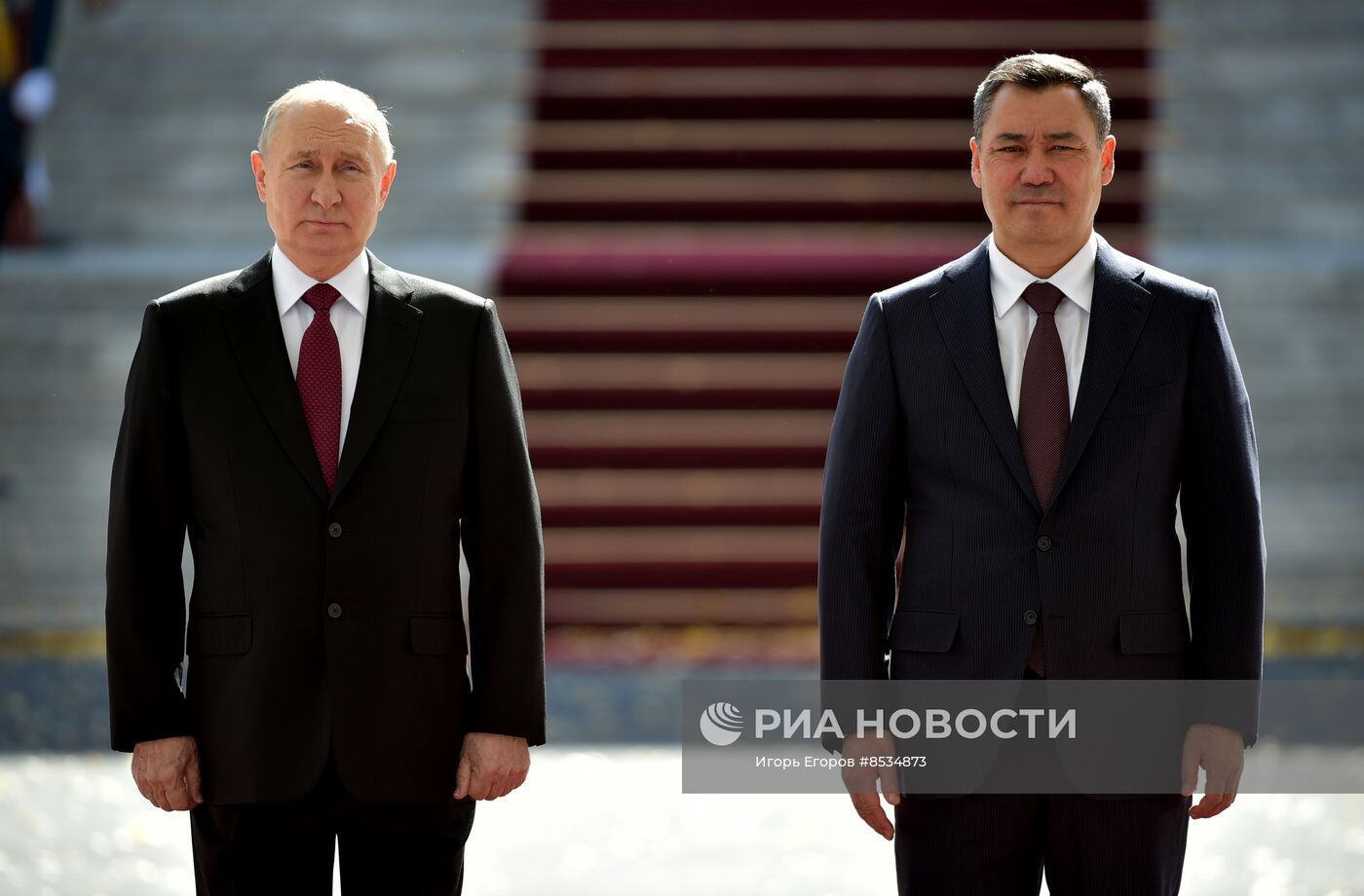 Визит президента РФ В. Путина в Киргизию