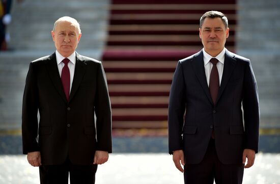 Визит президента РФ В. Путина в Киргизию