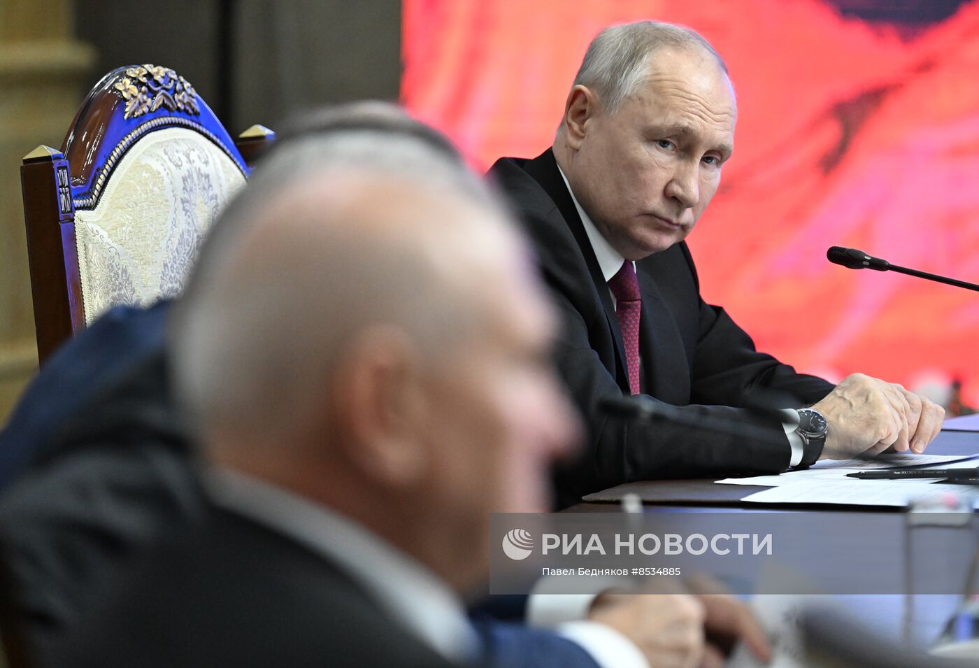 Визит президента РФ В. Путина в Киргизию