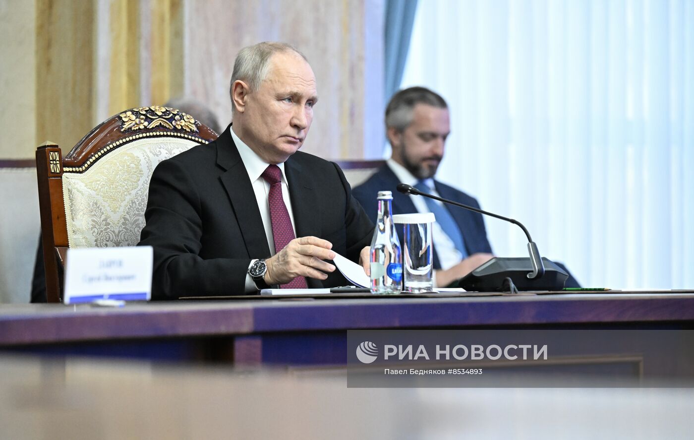 Визит президента РФ В. Путина в Киргизию