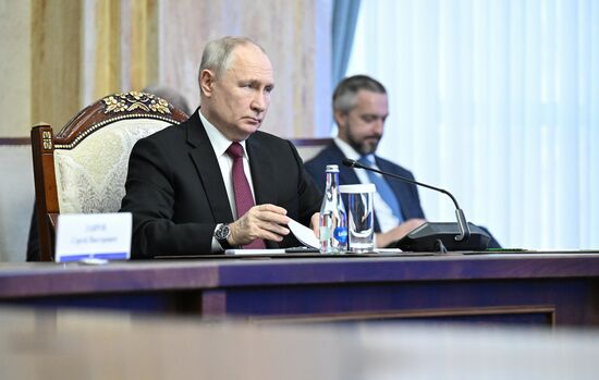 Визит президента РФ В. Путина в Киргизию