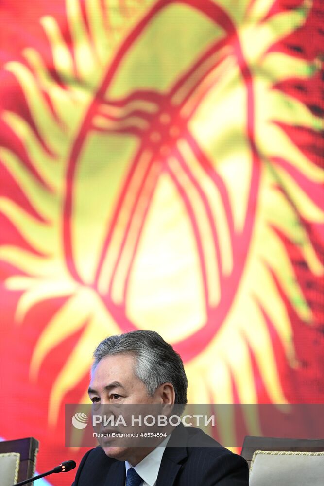 Визит президента РФ В. Путина в Киргизию