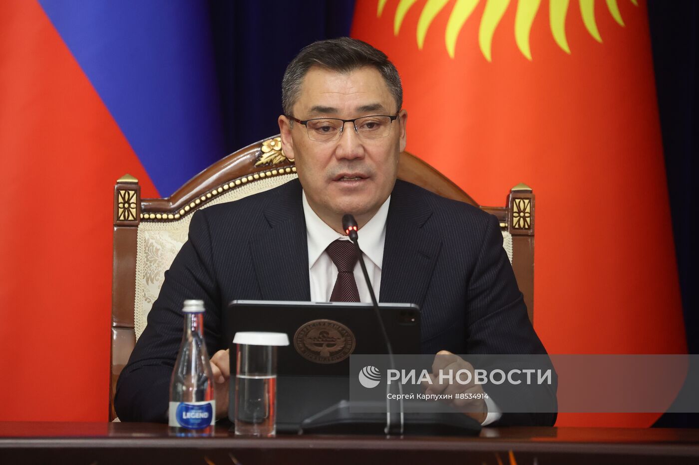 Визит президента РФ В. Путина в Киргизию