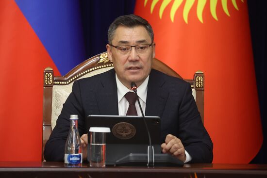 Визит президента РФ В. Путина в Киргизию