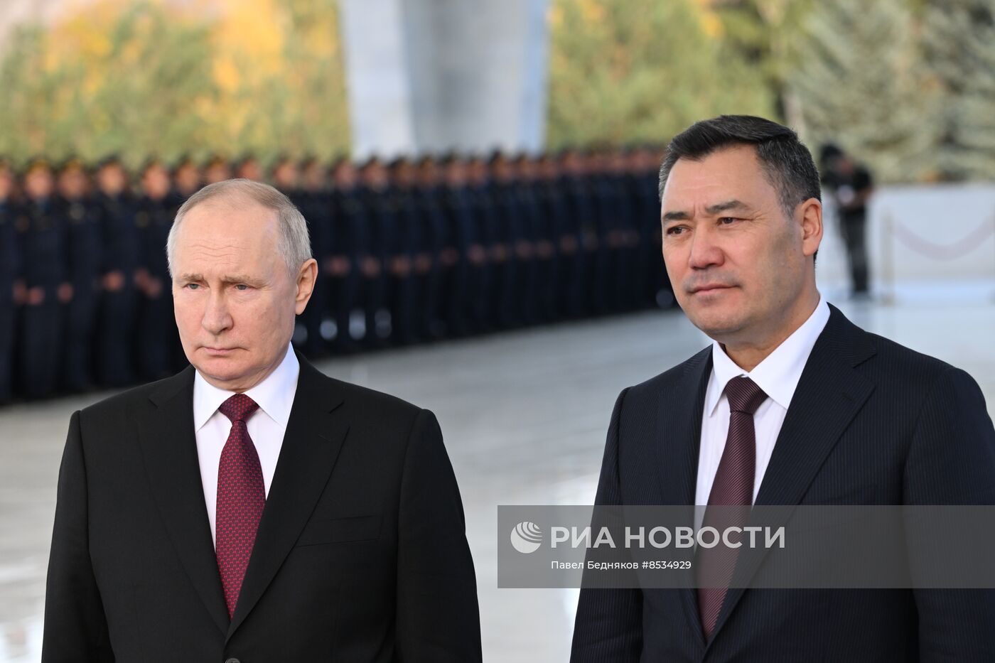 Визит президента РФ В. Путина в Киргизию