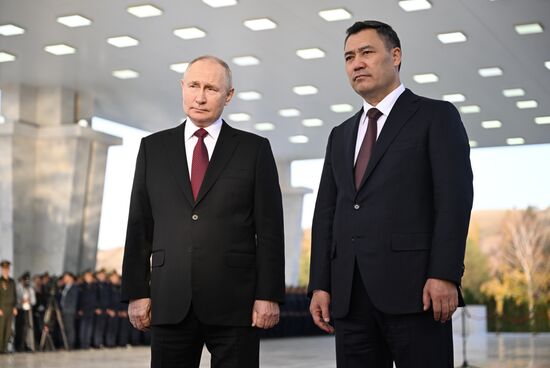 Визит президента РФ В. Путина в Киргизию