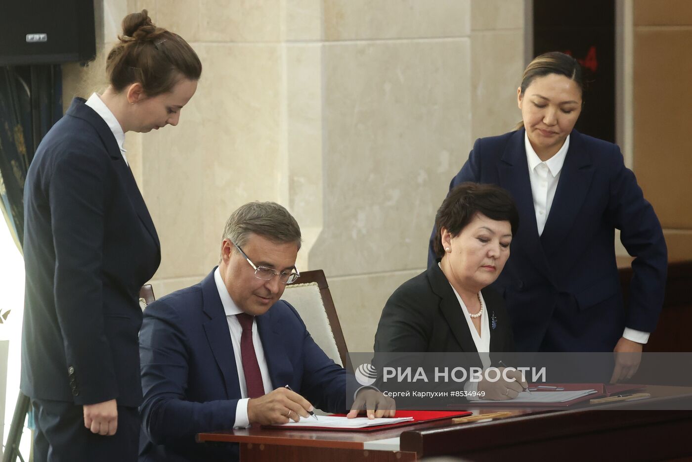 Визит президента РФ В. Путина в Киргизию