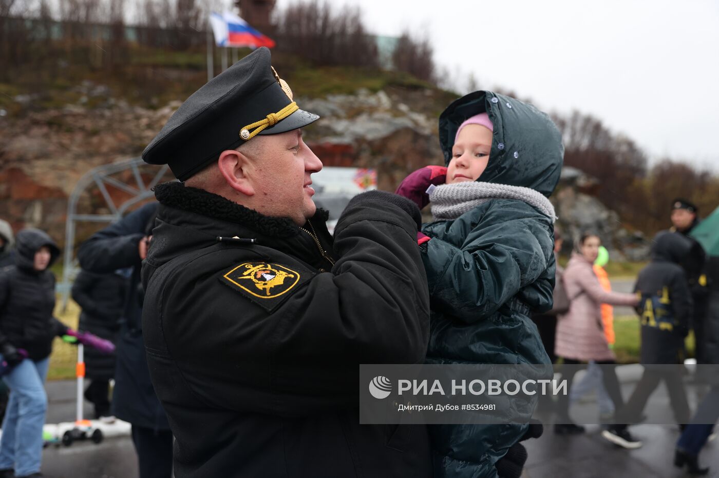 Встреча кораблей Северного флота из арктического похода в Североморске