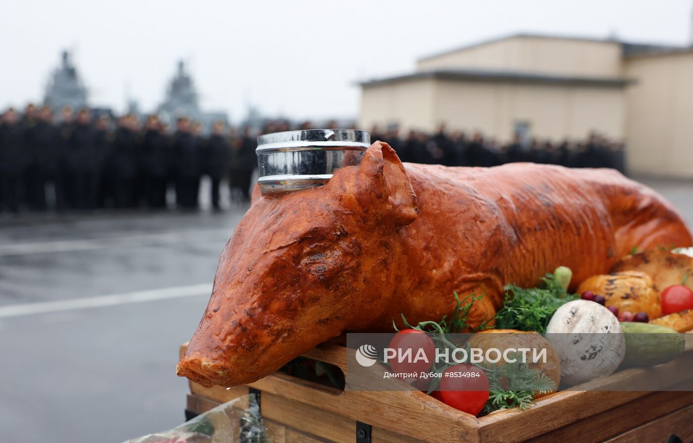 Встреча кораблей Северного флота из арктического похода в Североморске