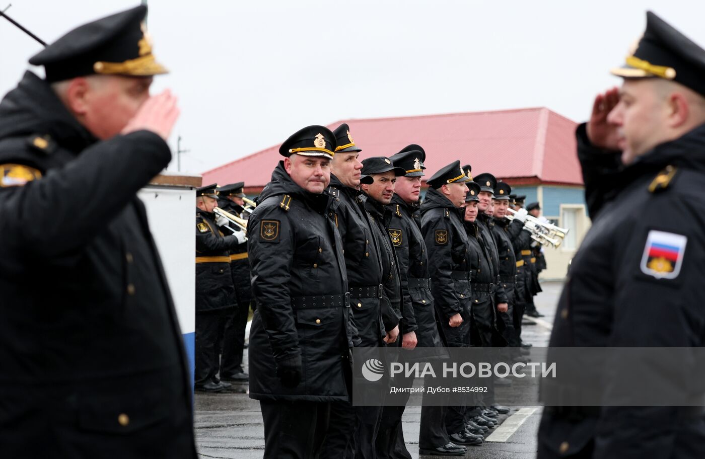 Встреча кораблей Северного флота из арктического похода в Североморске