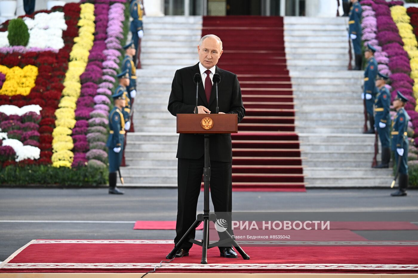 Визит президента РФ В. Путина в Киргизию