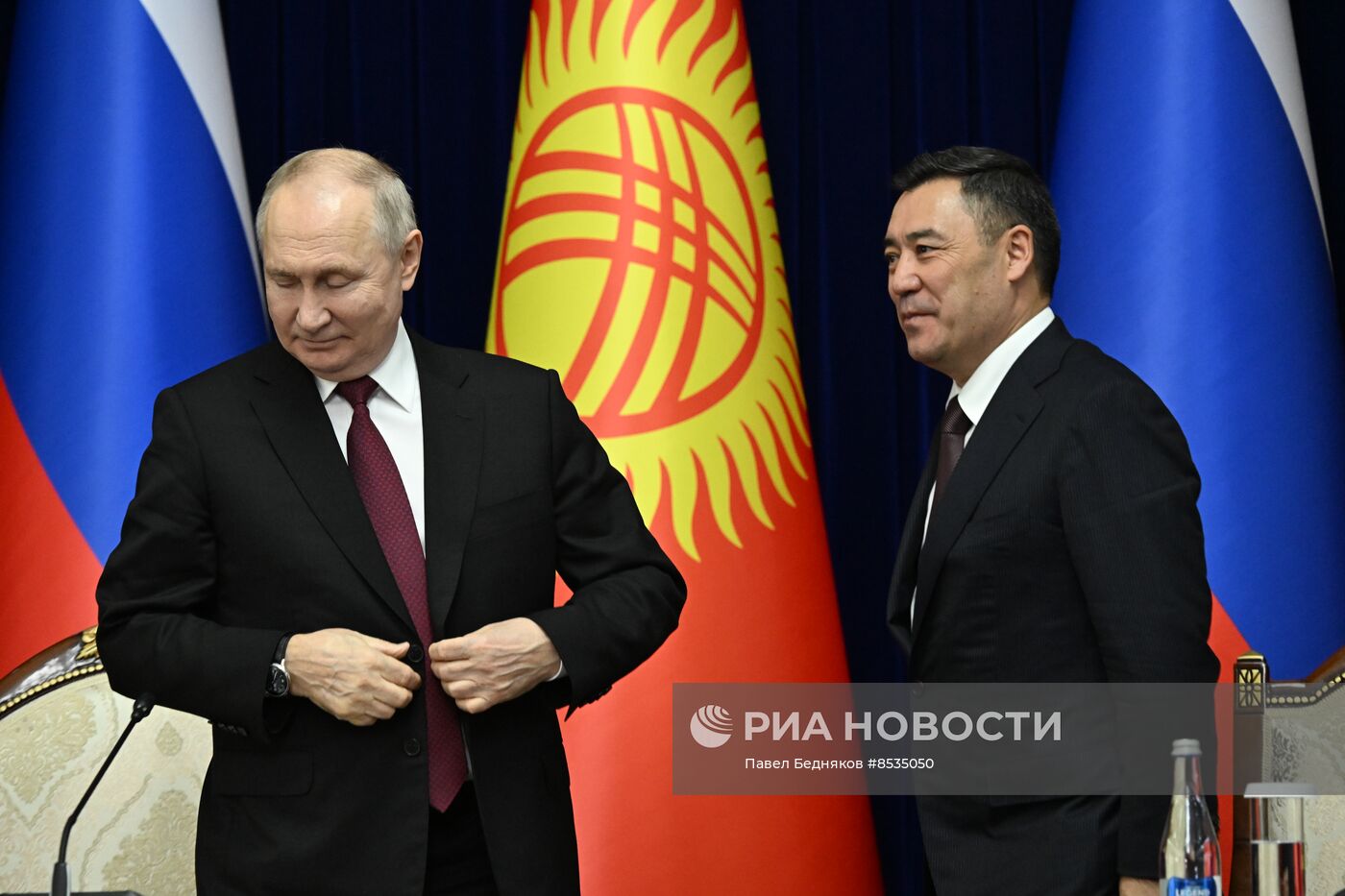 Визит президента РФ В. Путина в Киргизию