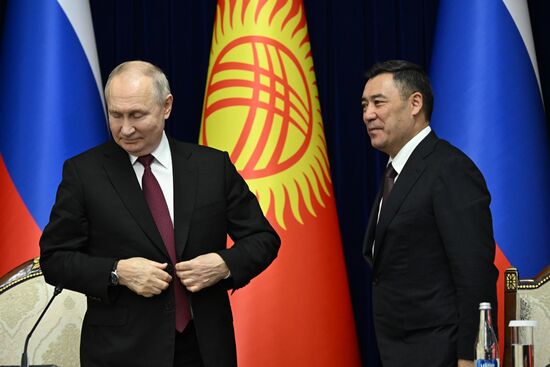 Визит президента РФ В. Путина в Киргизию