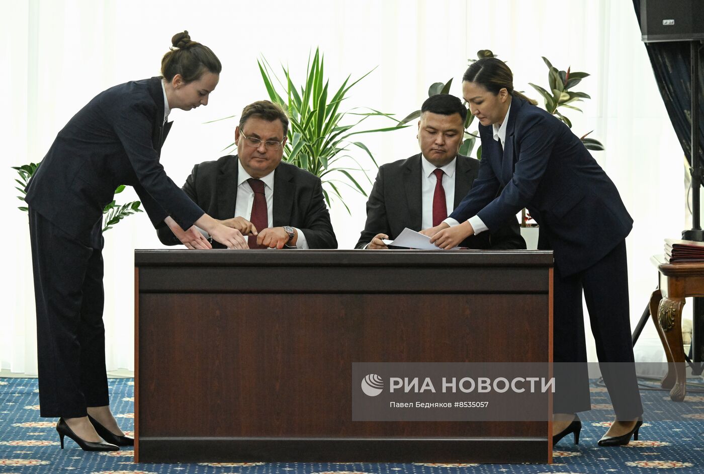 Визит президента РФ В. Путина в Киргизию