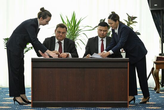 Визит президента РФ В. Путина в Киргизию