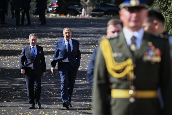 Визит президента РФ В. Путина в Киргизию