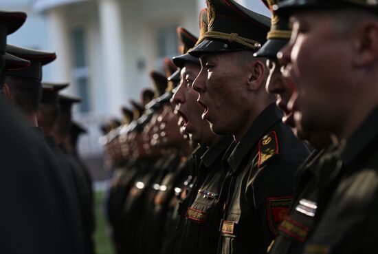 Визит президента РФ В. Путина в Киргизию