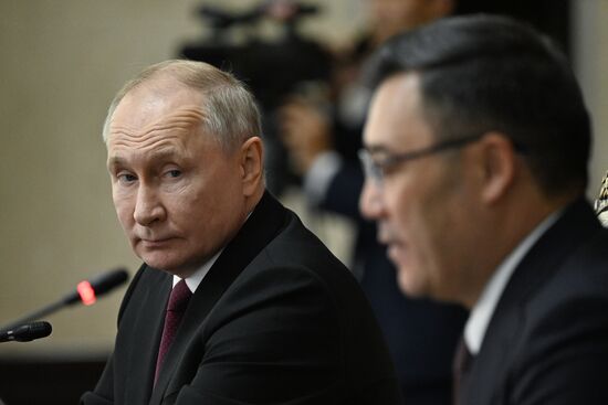 Визит президента РФ В. Путина в Киргизию