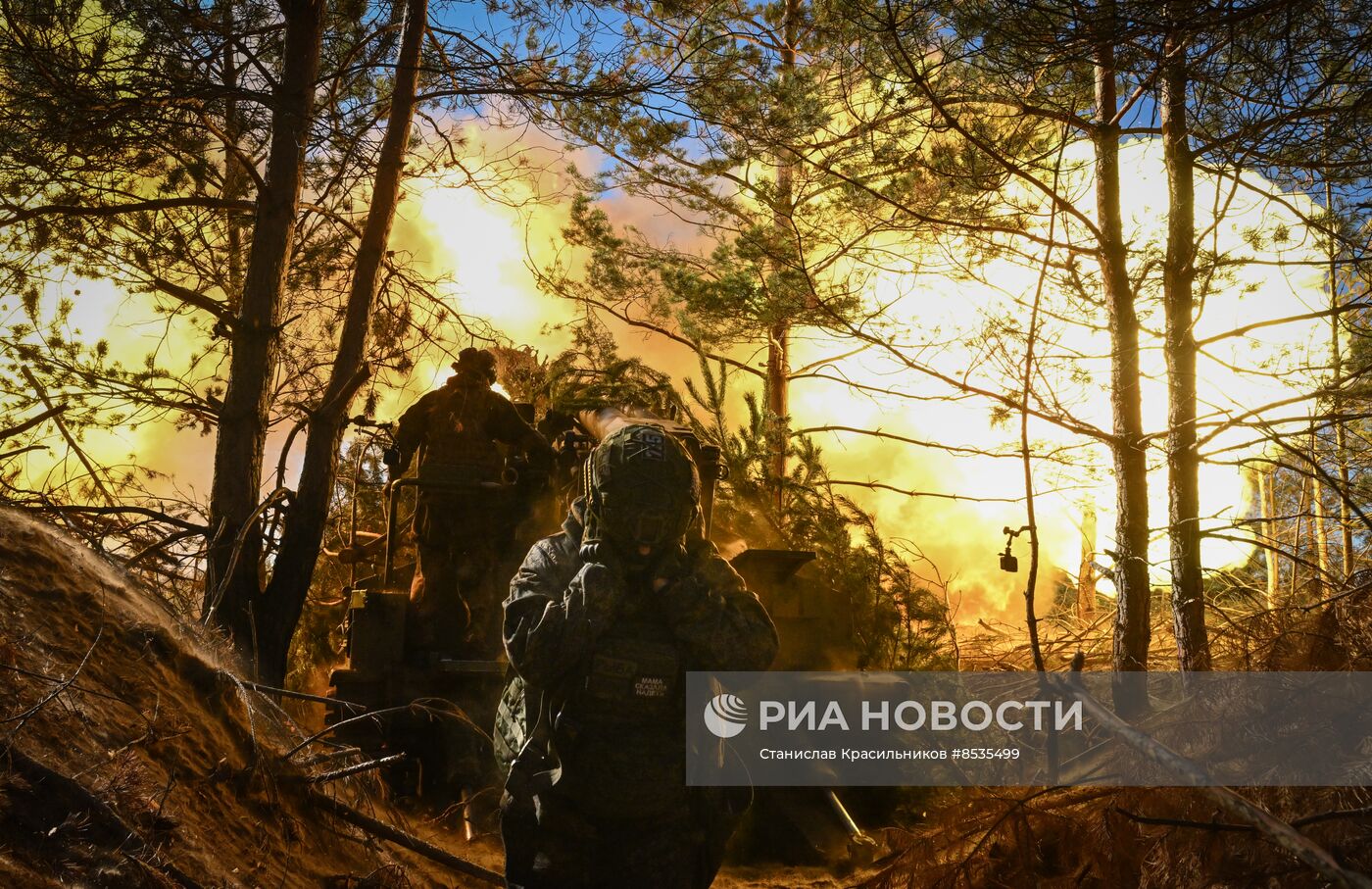 Боевая работа расчетов БПЛА "Суперкам" и артиллеристов ЦВО на Краснолиманском направлении СВО