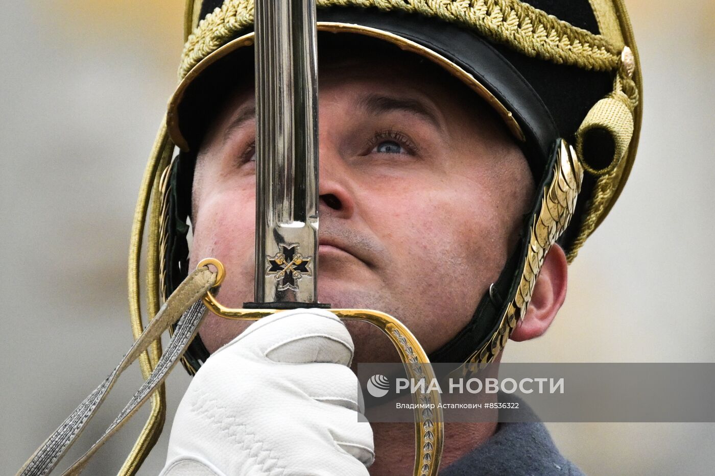 Церемония развода пеших и конных караулов Президентского полка ФСО России