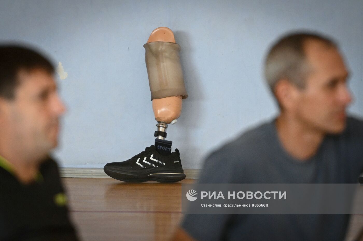 Команда по волейболу для людей с ограниченными возможностями в Луганске