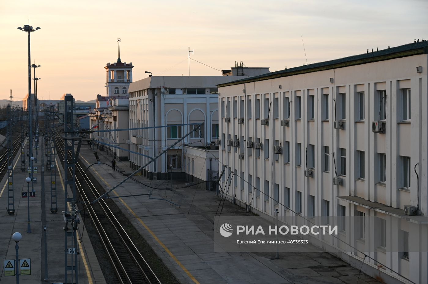 Работа пограничного пункта пропуска с КНР в Забайкальском крае