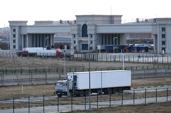 Работа пограничного пункта пропуска с КНР в Забайкальском крае