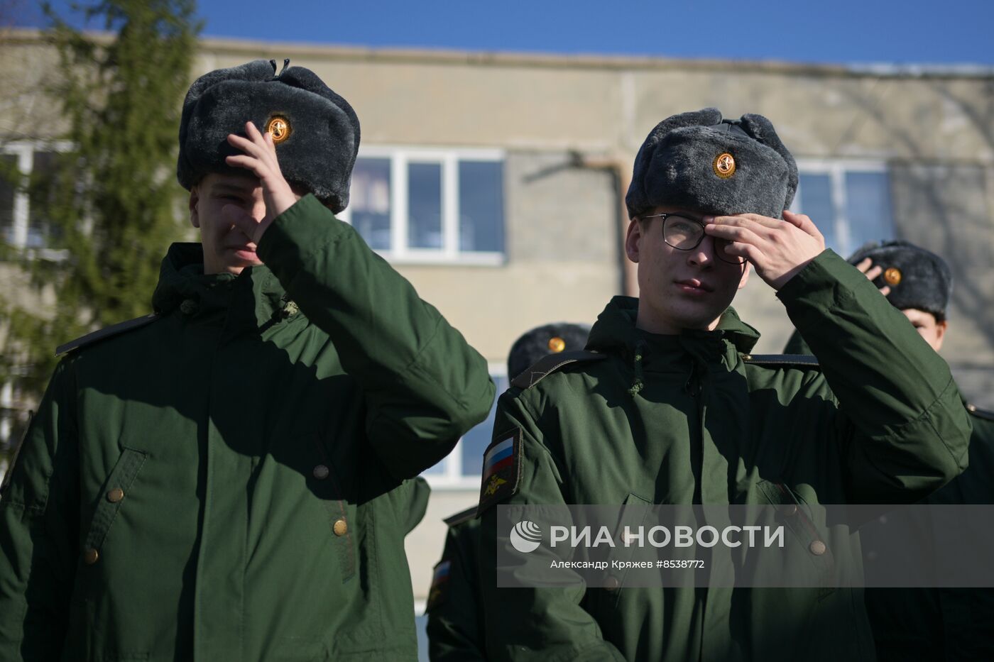 Отправка призывников к местам службы