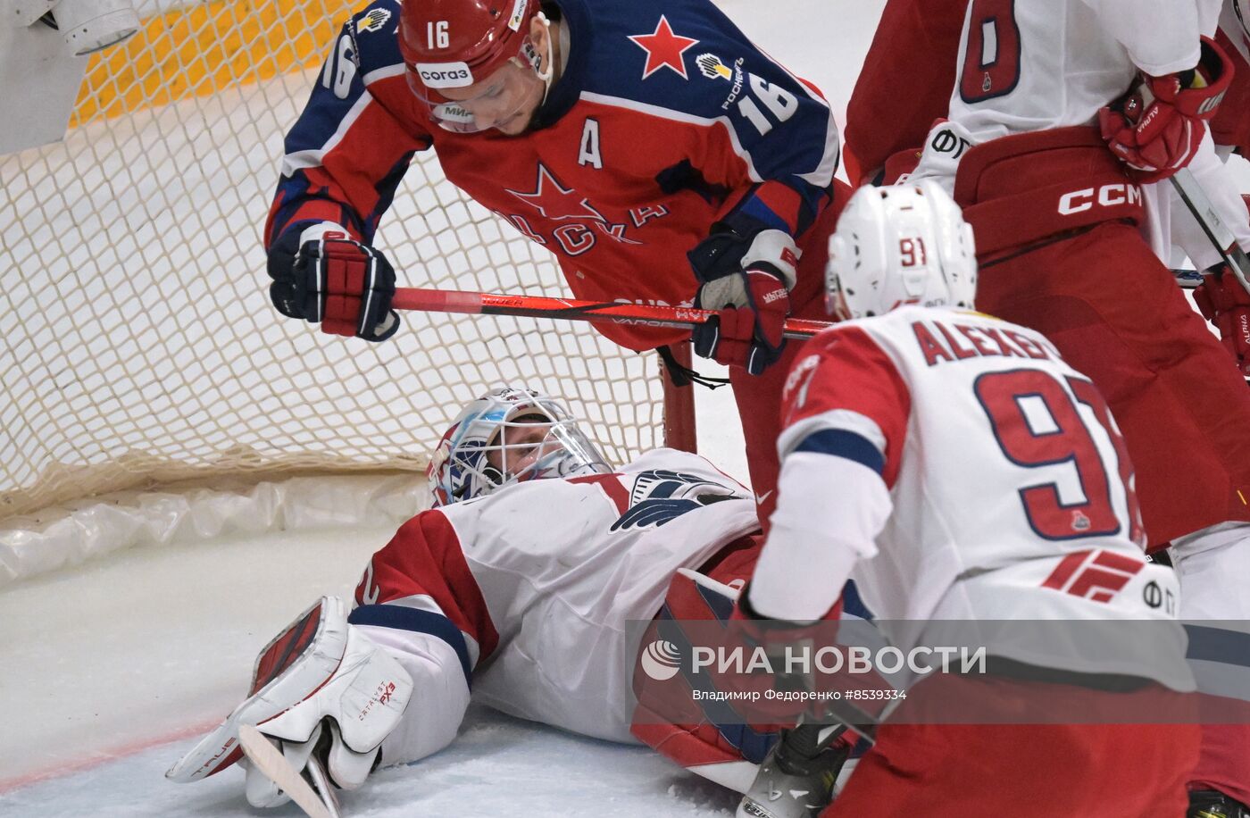 Хоккей. КХЛ. Матч ЦСКА - "Локомотив"