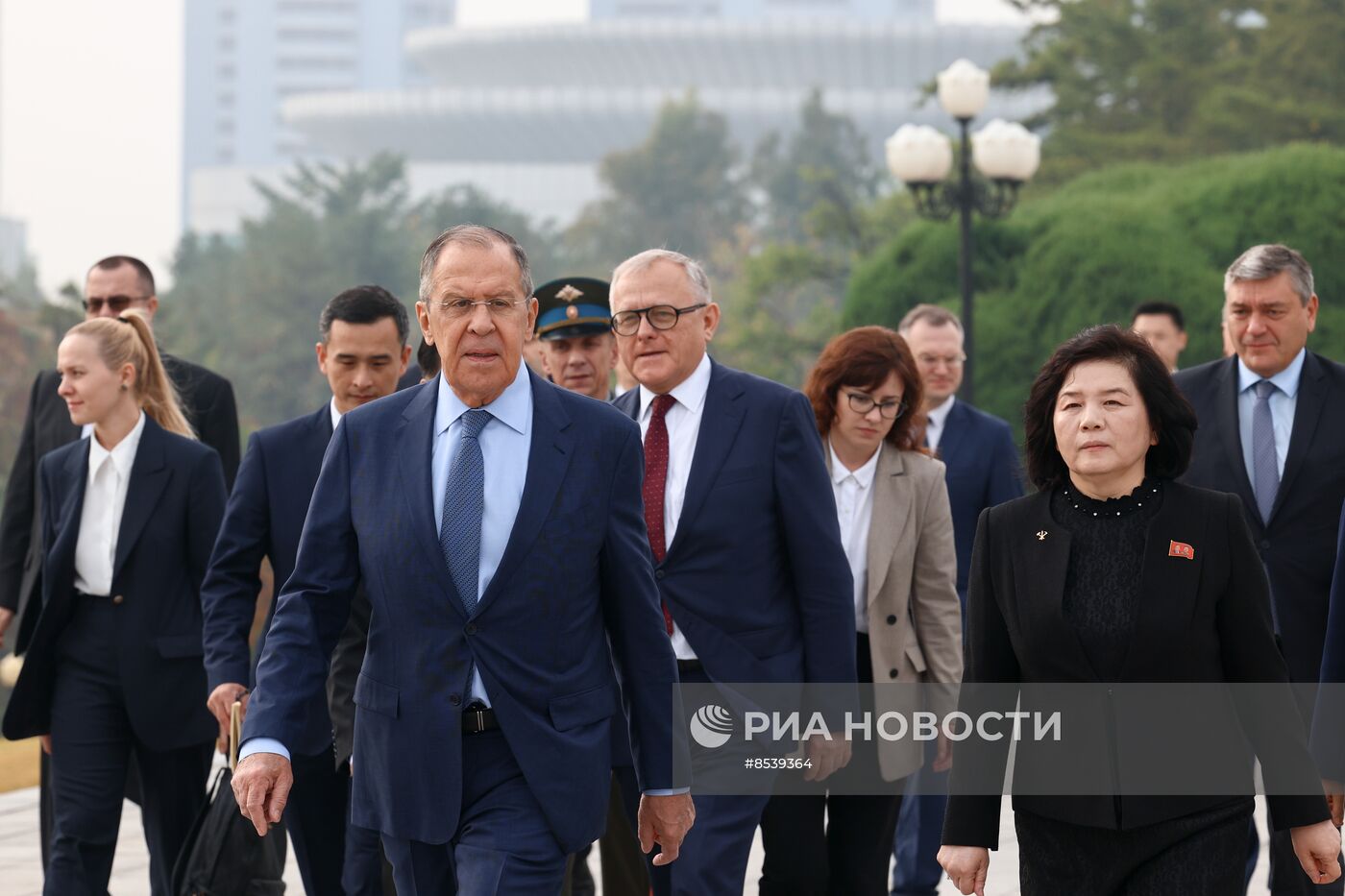 Визит главы МИД РФ С. Лаврова в КНДР 