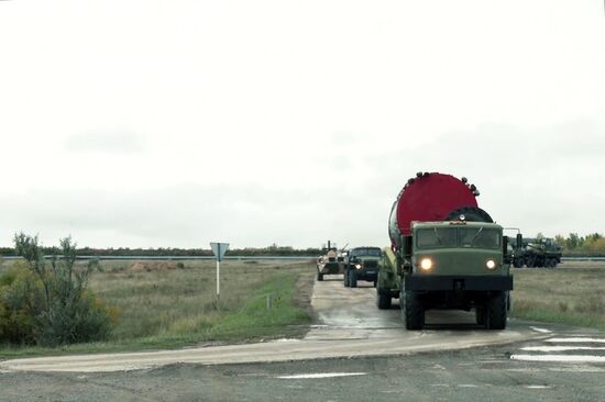 Ракетный комплекс "Авангард" заступил на боевое дежурство в Оренбургской области