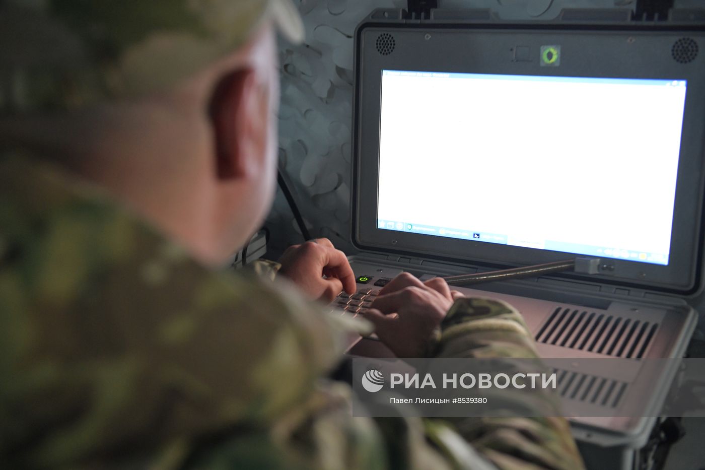 Работа связистов на Запорожском направлении 