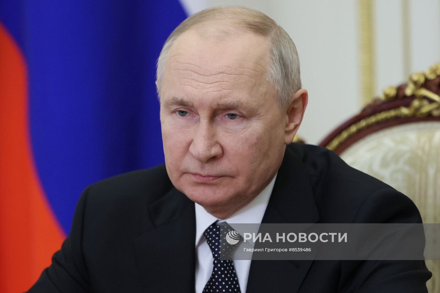 Президент РФ В. Путин провел совещание Совбеза РФ