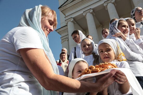 Торжественная встреча нового главы митрополии Крыма Тихона