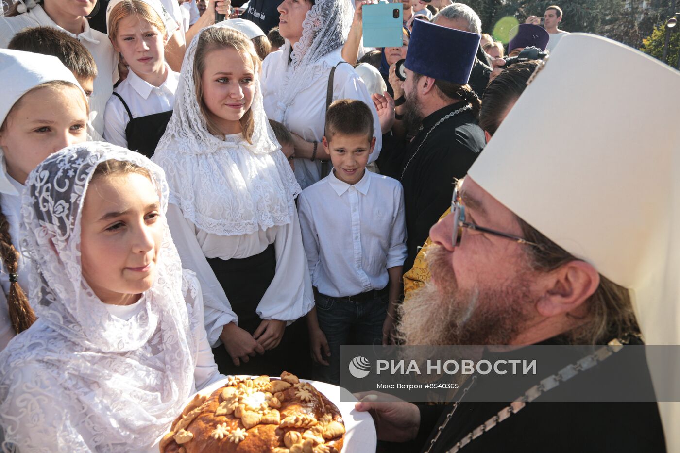 Торжественная встреча нового главы митрополии Крыма Тихона